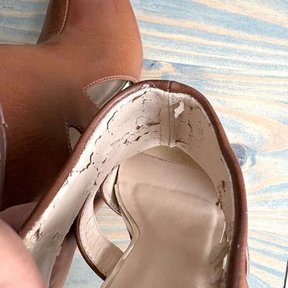 Call It Spring Brown Peep-Toe Heels - Picture 7 of 10